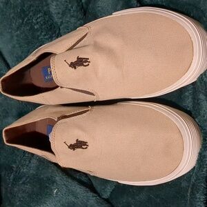 Polo by Ralph Lauren Tan Slip-On Men's Shoes 8D NWOT